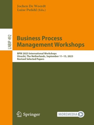 cover image of Business Process Management Workshops